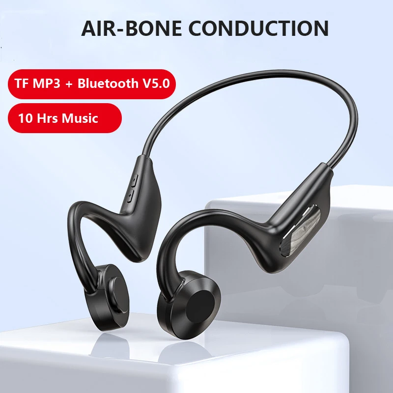 Беспроводные наушники с костной проводимостью воздуха шейные Bluetooth Спортивная