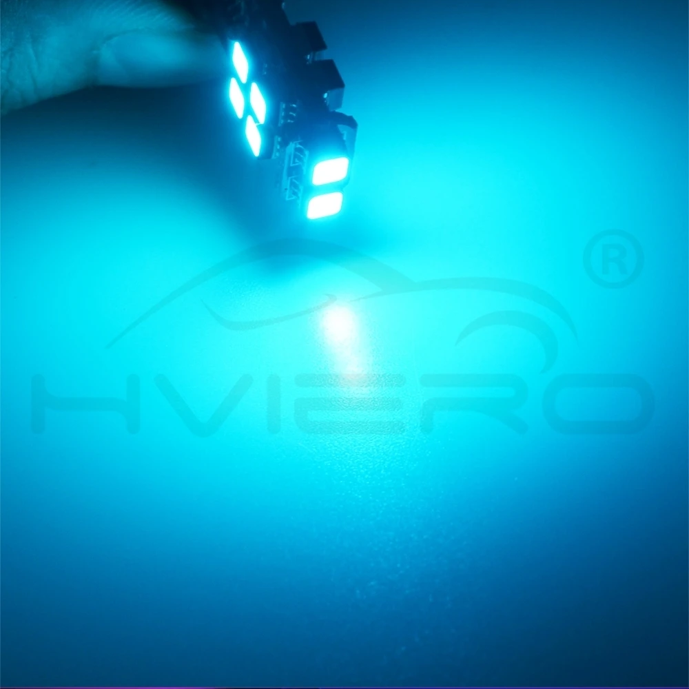 Hviero T10 W5W RF Control RGB Led Reading Light RGB T10 LED 194 168 Car Clearance Light License Plate Light Position Light 12V