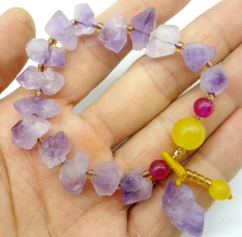 

Natural stone Quartz Crystal beads Opal Turquoises aventurine Irregular Bracelets pendant for diy Jewelry making Accessories A1