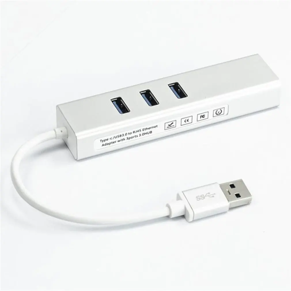 3-Порты и разъёмы USB 3,0/Тип-c USB концентратор с конвертер Gigabit Ethernet порт Gigabit Ethernet Порты и разъёмы для Windows XP/Vista/Win7/8, Mac OS