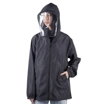 

Dust-proof Wind-proof Removable Mask Hat Protective Clothing Isolating Clothes