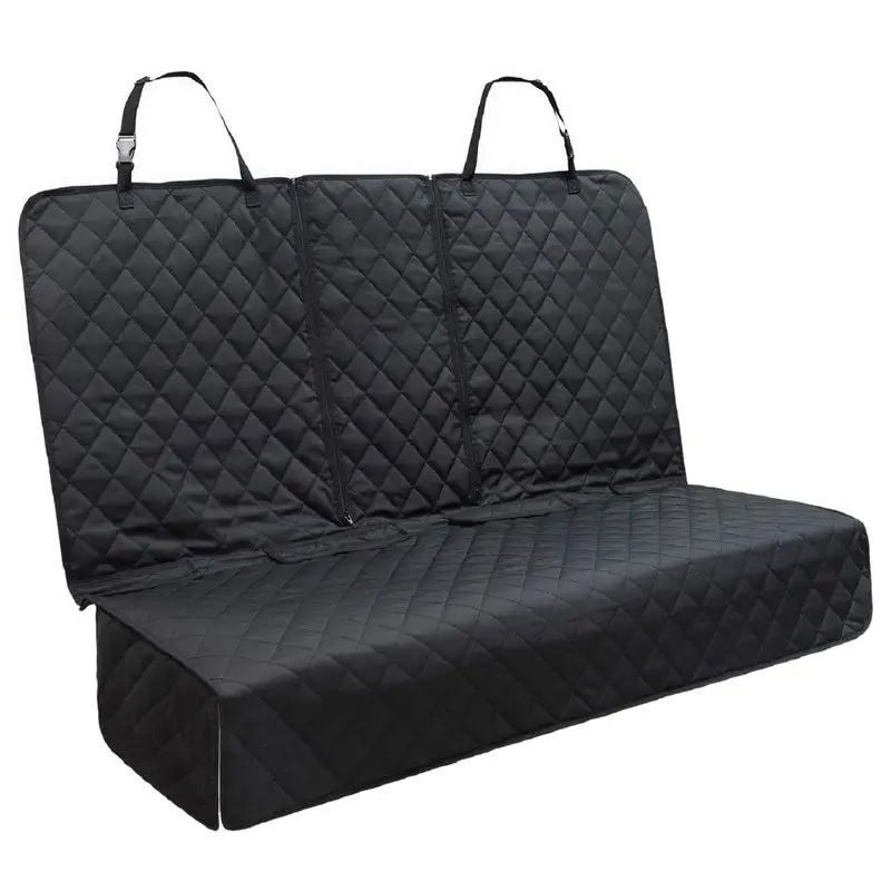 

Waterproof Dog Car Seat Covers Pet Seat Cover Nonslip Bench Seat Cover Compatible for Middle Seat Belt and Armrest Fits Most Car