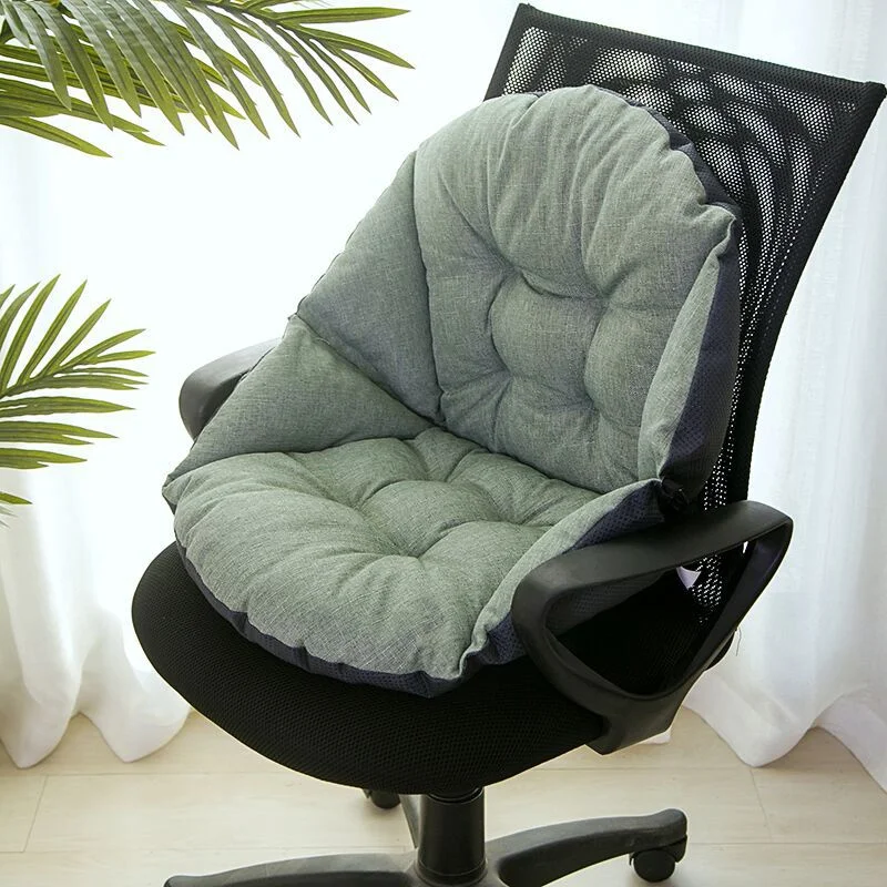 Office Cushion Student Chair Cushion Thick Non-slip Cushions Breathable Semi Enclosed Seat Cushion Waist  Warm Comfort Car Seat