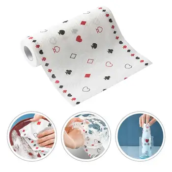 

50pcs Soft Dish Cloth Multi-functional Cleaning Cloth Fabric Cleaning Cloth Dry and Wet Use Dish Towel Non-stick Oil Dishcloth