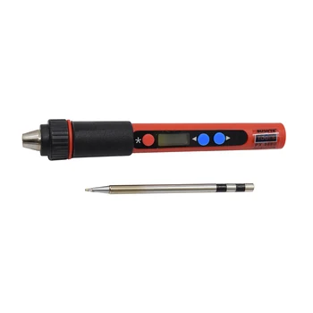 

Hot Mini Portable Digital Display High Precision Adjustable Temperature Electric Soldering Iron Set with USB Cable Flash Deal