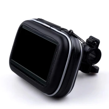 

Outdoor Storage Case Zipper Closure Stable Cycling Pedestal Dustproof Mount Motorcycle Accessories GPS Waterproof Case