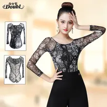 Best Offers DOUBL One-piece Top Set Female Adults Latin Dance Top Modern Long Sleeve Practice Dance Practise Tops for Women UpperClothing Best Offers DOUBL One-piece Top Set Female Adults Latin Dance Top Modern Long Sleeve Practice Dance Practise Tops for Women UpperClothing