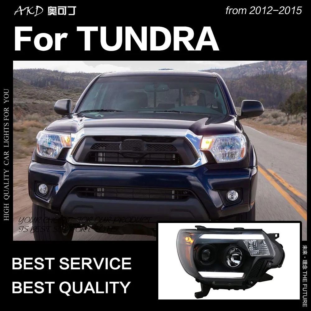 Akd Car Styling For Toyota Tacoma Headlights 2012 2015 Tacoma Led Headlight Led Drl Bi Xenon 