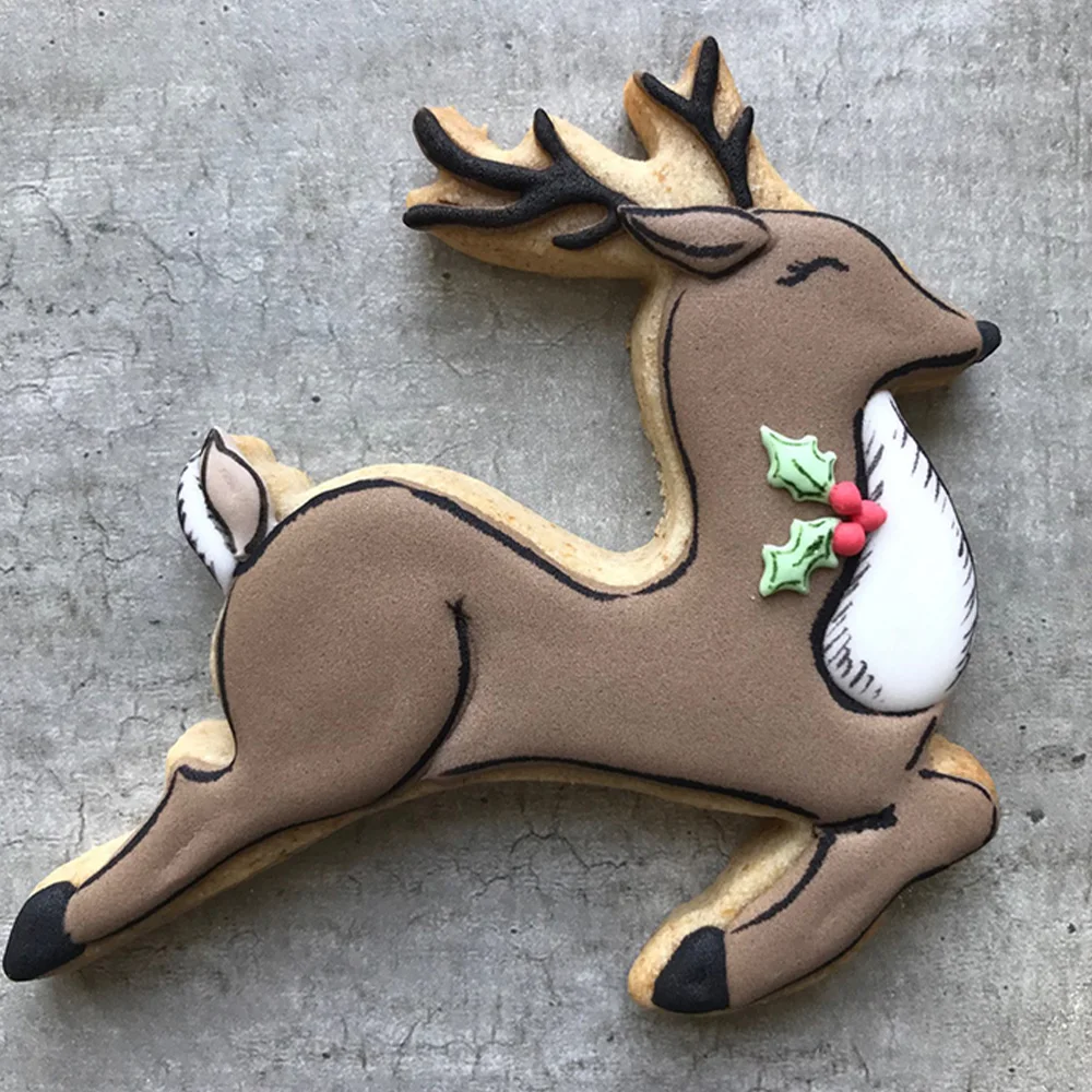 KENIAO Christmas Reindeer Cookie Cutter x 10 CM Winter