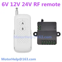 6V 12V 24V DC motor linear actuator RF remote control RF switch motor controller
