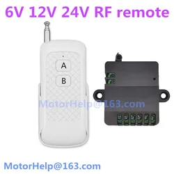 6V 12V 24V DC motor linear actuator RF remote control RF switch motor controller