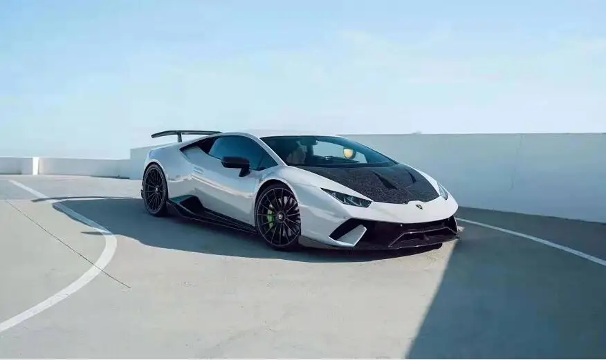 Углеродного волокна передний бампер капота Vent Обложка подходит для Lamborghini Huracan LP610 LP580