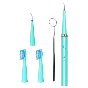 

Multi-Function Tooth Cleaner Red Teeth Calculus Remover Can Change Head Cleaning Teeth Whitening Electric Toothbrush