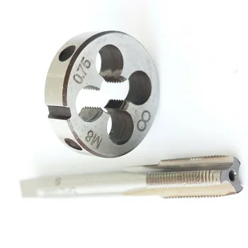 

HSS M8X0.75mm Tapping & M8X0.75mm Die Metric Thread Right Hand Tap & Mold Sets.