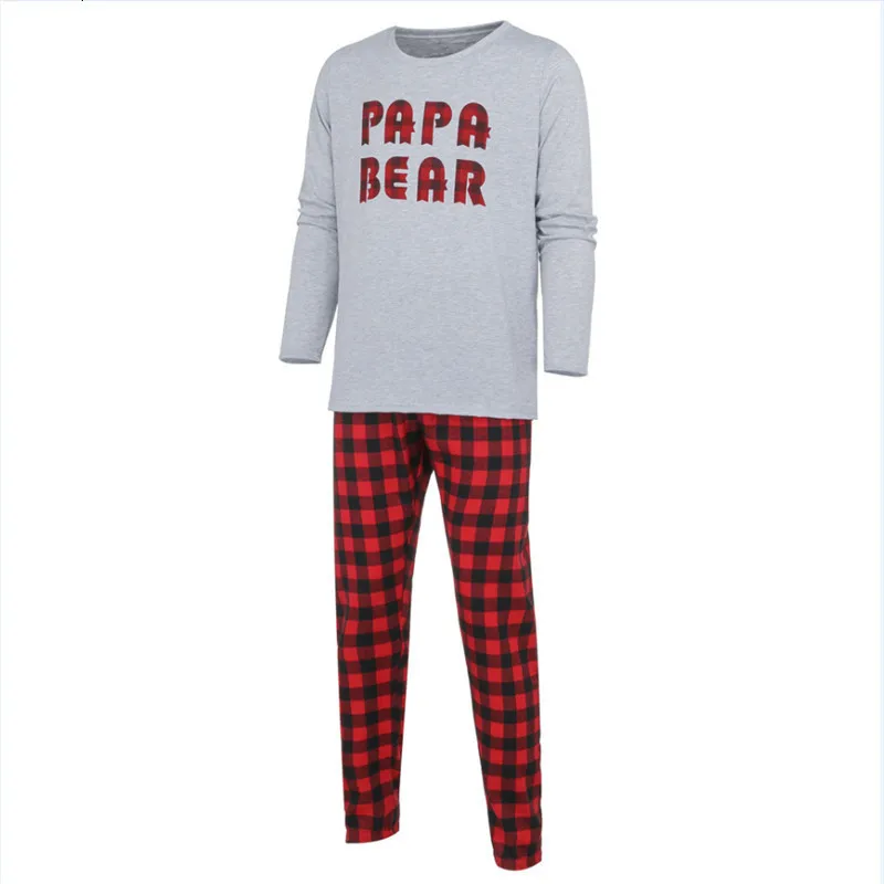 LILIGIRL Family Matching Outfits Christmas Clothes Pajamas Suit Father Women Kid Baby Sleepwear Nightwear Xmas Pjs Sets Clothing