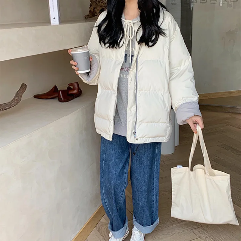 

Alien Kitty 2019 Women Winter Jacket Korean Fashion Warm Woman Jackets Bread Clothes New Ladies Cotton Padded Parka Ladies Coat