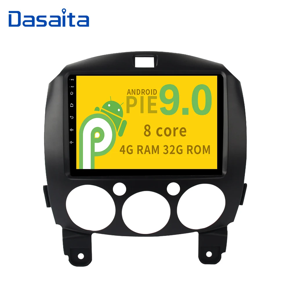 9 &quotдисплей Android 0 Автомобильный GPS 1 DIN для MAZDA 2 2009 2010 2011 2012 2013 с восьмиядерным 4 Гб RAM