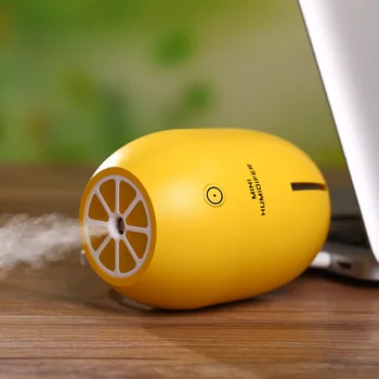 

Lemon Shape Handy Mini Humidifier Multi functional Humidifier Portable USB Night Light Aroma Diffuser For Home Office