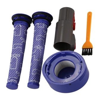 

Pre Motor Washable Hepa Filter & Back Post Hepa Filter & Adapter For Dyson V7 V8 Vacuum Cleaner Parts