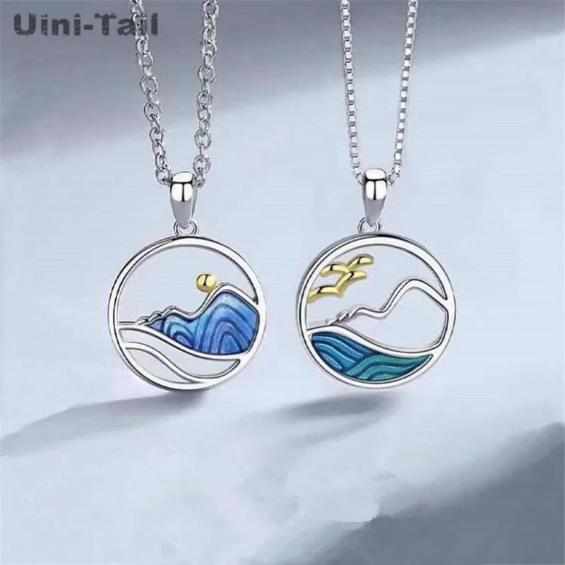 Лидер продаж новое ожерелье Uini-Tail из серебра 925 пробы для пары епера модное