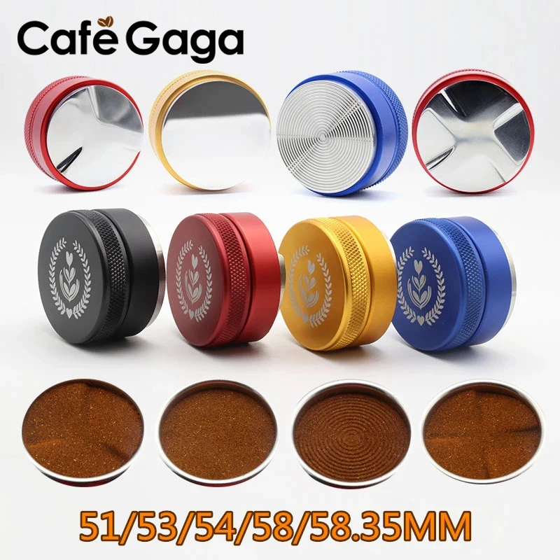 

51 53 54 58.35mm Adjustable Stainless Steel Coffee Espresso Tamper Distribution Tool Available For Most Portafilter Barista Tool