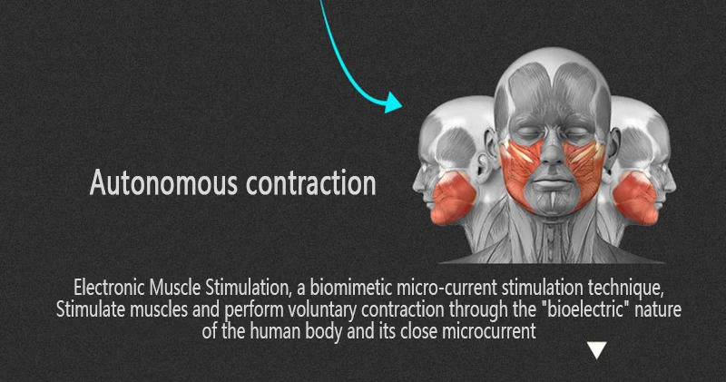 Инструменты для лифтинга лица EMS стимулятор мышц ленивый v лифтинг лица 3D Тонкий ролик для массажа лица умный красота массаж для похудения инструмент