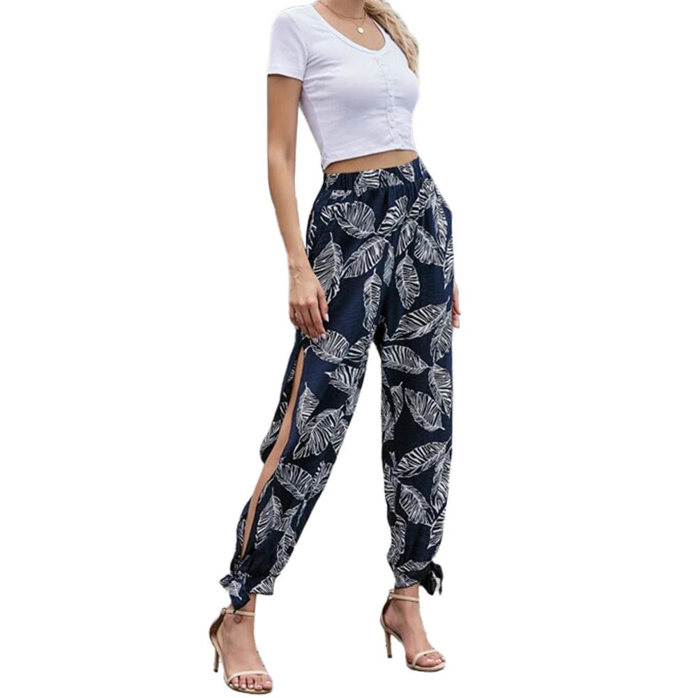 High waist split pants Clearance