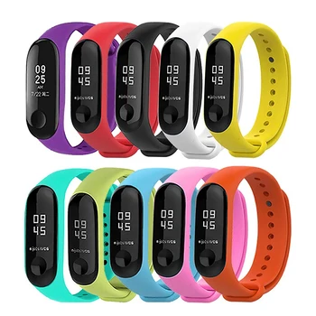 

Fashion Adjustable Watchband Bracelet High-quality Silicone Wrist Strap Smart Electronics Accessories for Xiaomi Mi Band 3/4