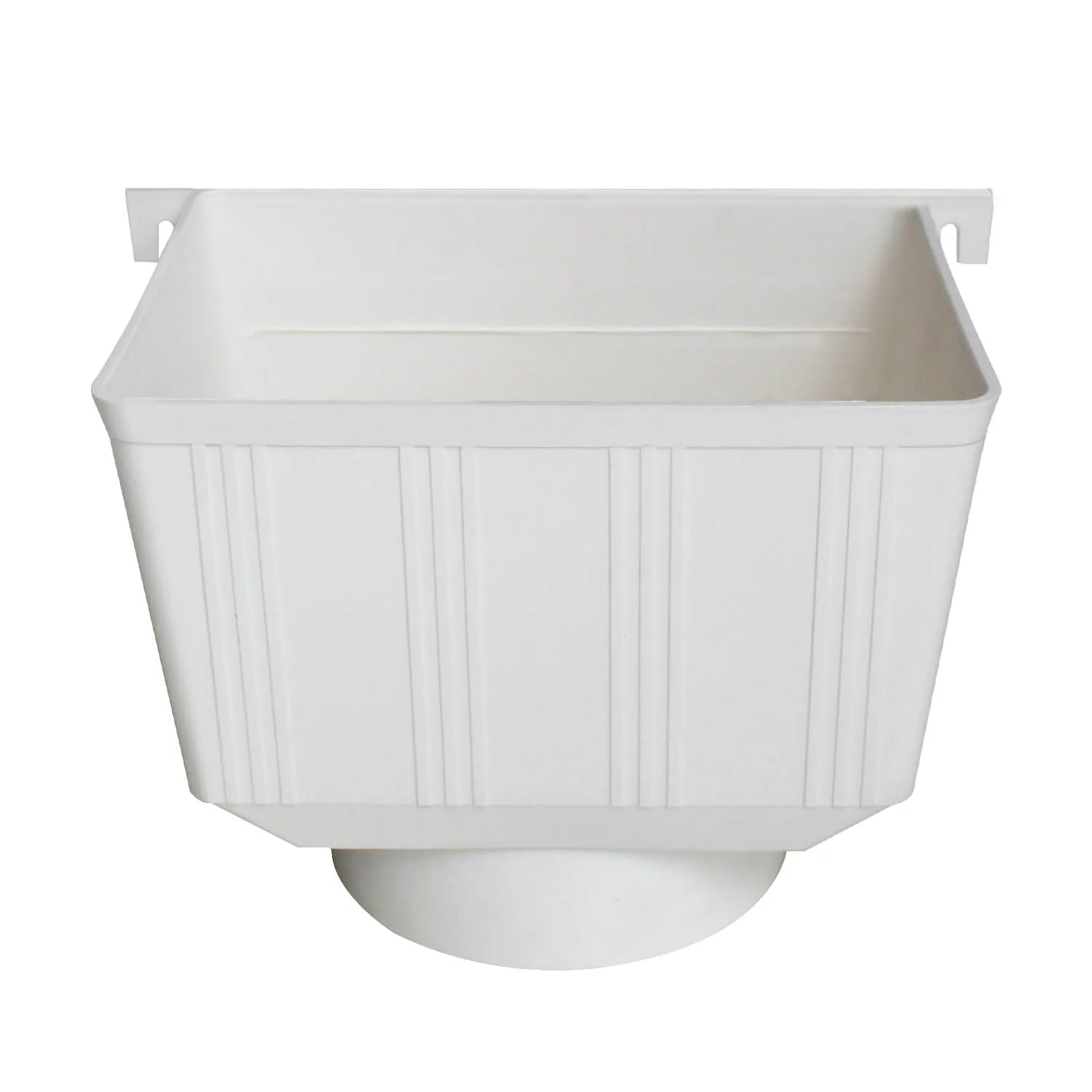 pvc rainwater hopper downspout drain adapter rain water collector rain