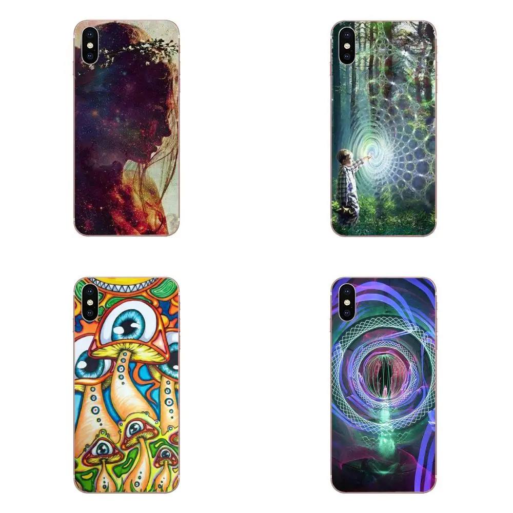 Magic Psychedelic Tunnel S Мягкий ТПУ Лидер продаж для sony Xperia Z Z1 Z2 Z3 Z4 Z5 compact Mini M2 M4 M5 T3 E3 E5 XA XA1 XZ