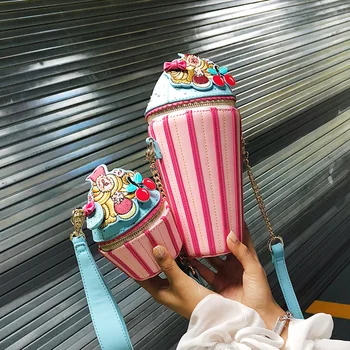 

Sweet Lady Mini Bucket Bag 2020 Summer New High quality PU Leather Women's Designer Handbag TravelChain Shoulder Messenger Bag