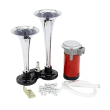 Воздушный Рог двойной электрический насос труба супер громкий 150 дБ 12 В компрессор Набор автомобилей Грузовик поезд