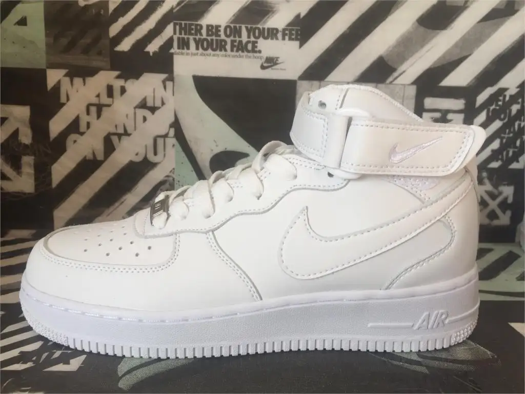 Air Force 1 One Low 07 Lv8 Utility черно-белая женская и мужская Обувь Af1 кроссовки - Цвет: PHOTO COLOR