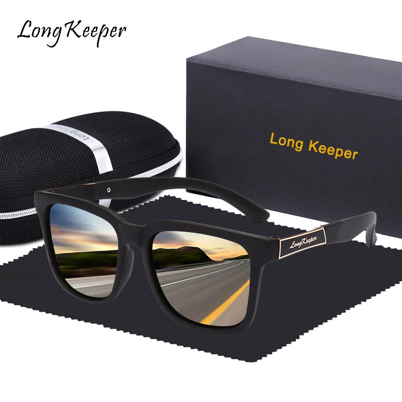 

2020 Square Polarized Sunglasses Men Outdoor Driving Glasses Man TR90 Fashion Eyes Protect Sun Glasses With Accessories Oculos