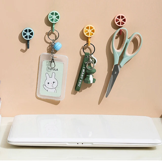 5 db Háztartási Rajzfilm Gyümölcs Dekoráció Kampók Kulcs Tartó Falra Szerelt Ragasztó Kabát Akasztólapa Állvány Otthoni Sundries Szervező Accessori - Image 3