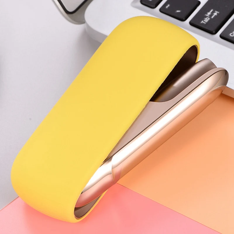 Soft Candy Color Silicone Cover Case Cigarette Accessories Carrying Protective Non-slip Case For Iqos3