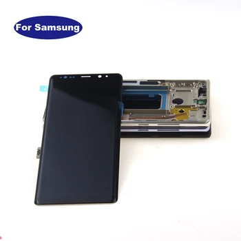 

Super Amoled 6.3'' LCD for SAMSUNG Galaxy Note8 N9500 N950F N900D N900DS Touch Screen Digitizer with Frame