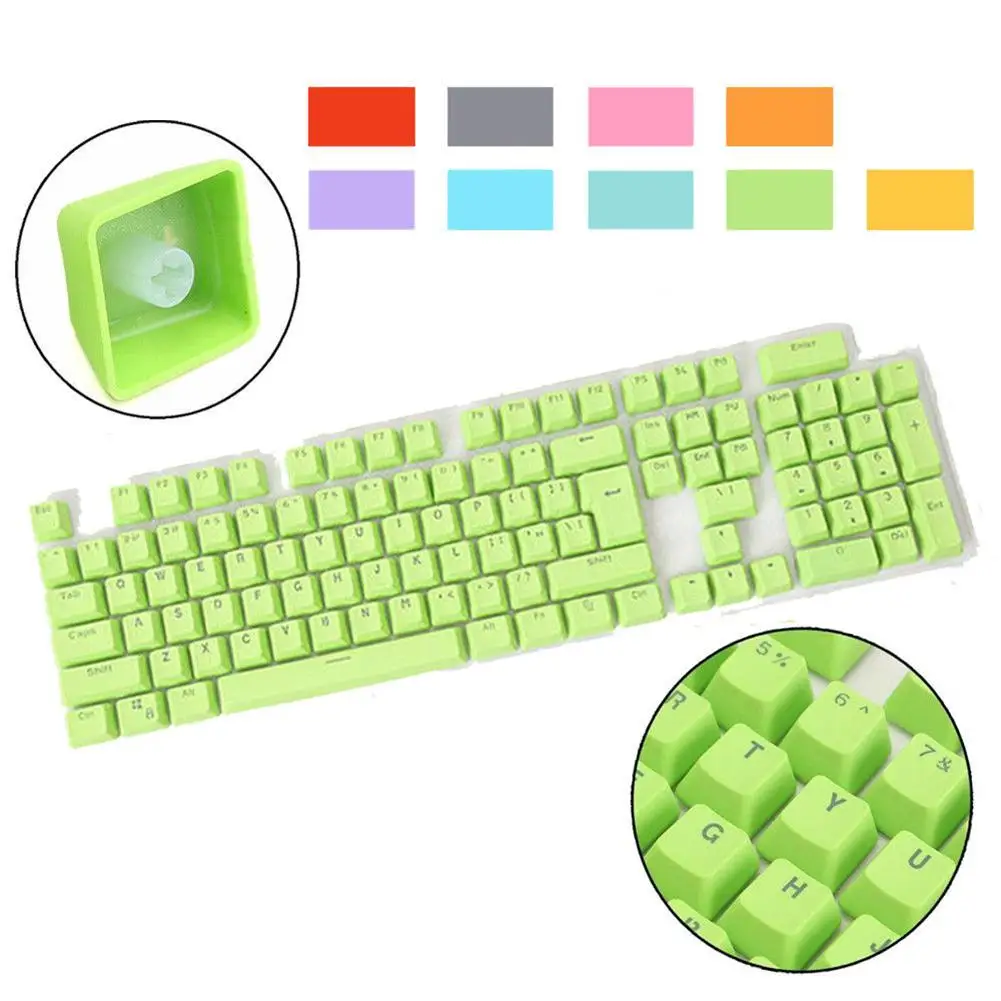 

104 keys keycaps PBT Doubleshot Backlit keyboard keycaps For Cherry MX/Kailh/Gateron/Outemu Switch Keyboard Spacebar  