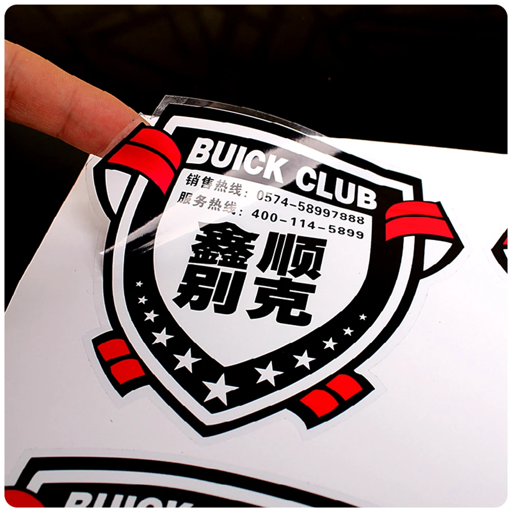 Personalize a Folha de Ouro Claro Stikcers Etiquetas Transparentes Logotipo Personalizadas Papel Pared Pegatinas 100 Pçs Pvc 5 100 pçs pvc claro stikcers personalize a