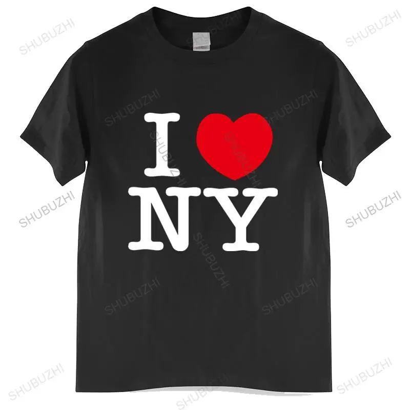 Футболка мужская хлопковая с надписью I Love New York NY Heart | Мужская одежда