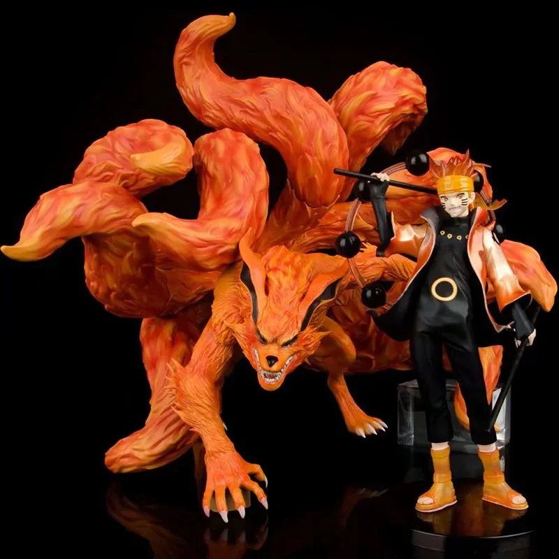 

Anime NARUTO Uzumaki Naruto Rikudousennin Modo Kurama Action Figure 21-31cm PVC Kyuubi Collection Model Dolls Toys for Gifts