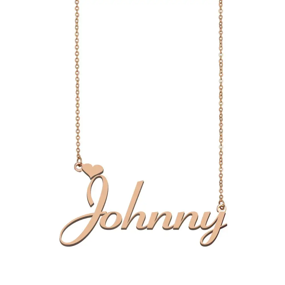 Johnny Name Necklace , Custom Name 