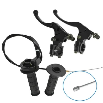 

Handlebar Grip 7/8in Throttle Cable Clutch Brake Lever For Honda Baja Doodlebug