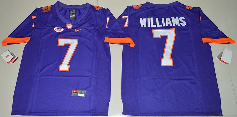 color as photo Новейший Clemson Tigers DeShaun Watson, Sammy Watkins, Wayne Gallman II, Artavis Scott Ben Boulware для мужских Джерси - Цвет: color as photo