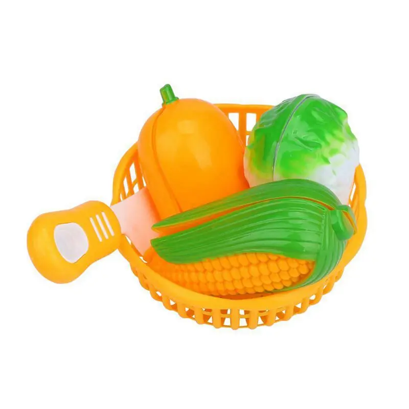 12 шт./компл. детские игрушки Пластик для фруктов и овощей, Еда резка ролевые игры для раннего развития детей Детские игрушки