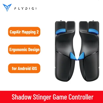 

FLYDIGI Shadow Stinger FPS Mobile Trigger 2 Wireless Mobile Game Controller Joystick for iOS Android For PUBG 1 Pair