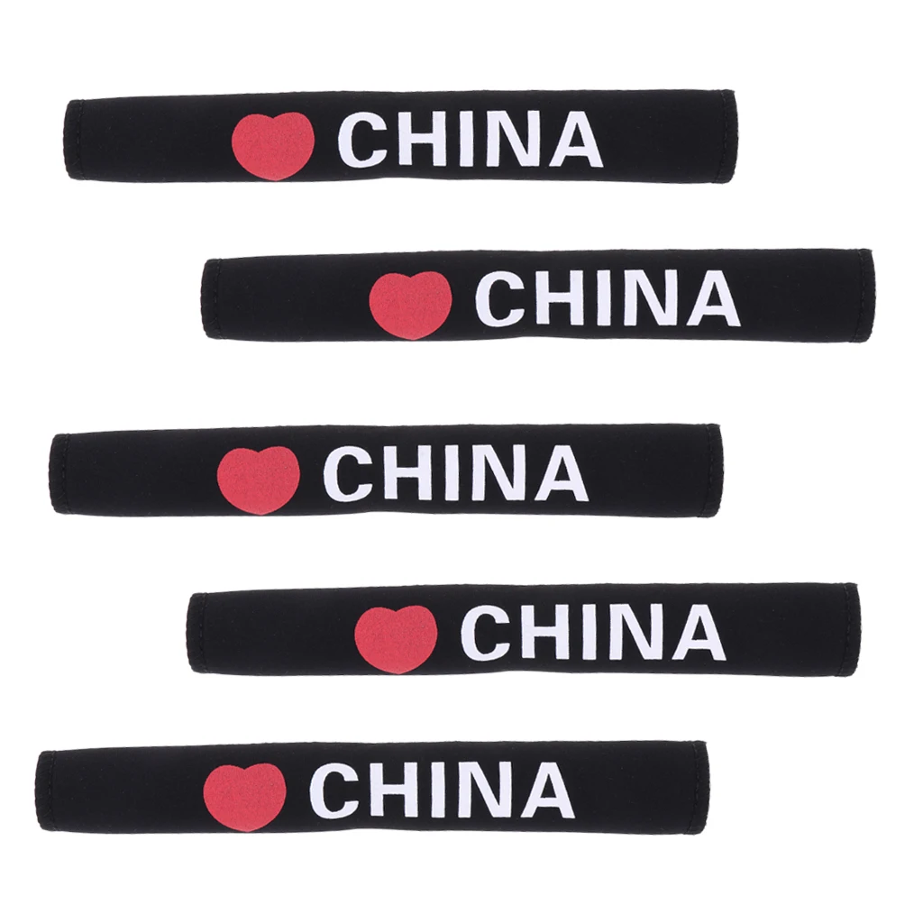 5Pcs Neoprene Outdoor Sports MTB Bike Chain Protector Cycling Mountain Bike Frame Retaining Chain Guards Cover Pads