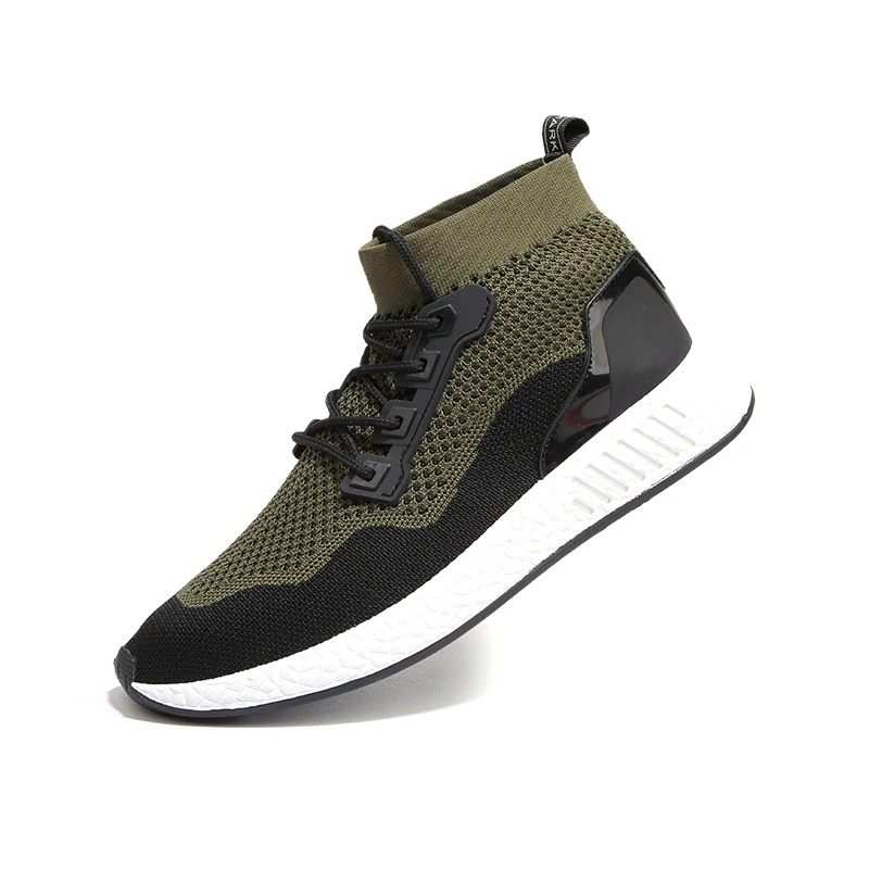 

Men's High Top Breathable Shoes Fashion Casual Brand Sneakers Comfortable Footwear Male Adult Trainers Tenis Masculino Adulto