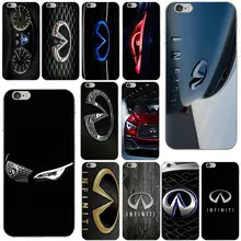 Модный супер автомобильный логотип Infiniti Мягкий Силиконовый ТПУ чехлы для мобильных телефонов iPhone 10 8 7 Plus 6 6S Plus 5 5S SE 5C 4S оболочки сумки