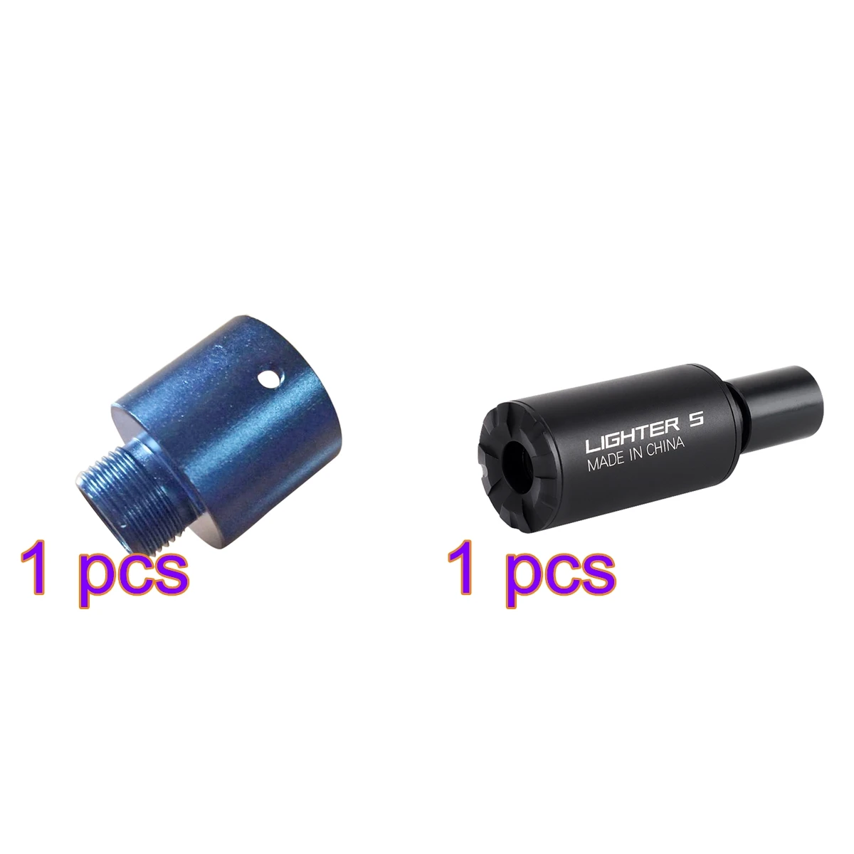 

MODIKER High Power Flash Barrel Decorator for 19mm Casing Tube to 14mm Barrel Decorative Cap Adapter Ring for JM Gen.8 M4A1